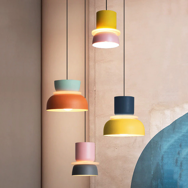 Nordic Colorful Macaron 1-Light LED Pendant Light