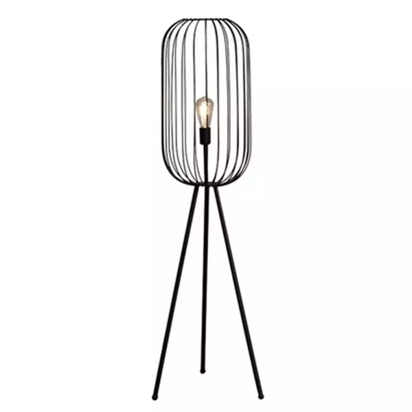 Stripe Cage Floor Lamp