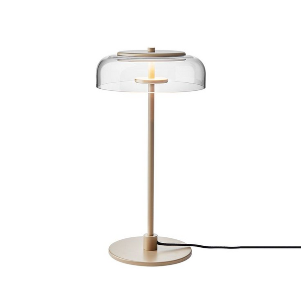 Blossi Table Lamp - Black + Opal White