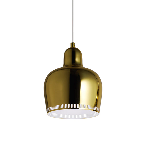 A330S Golden Bell Pendant Lamp by Alvar Aalto for Artek