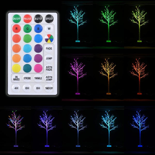 Color Changing Light Up Tree for Indoor Outdoor Holiday Party Home Yard Decoration